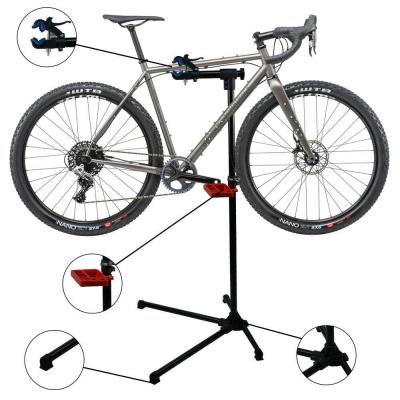 China Factory direct sales adjustable high quality bicycle repair adjustable steel main stand for sale