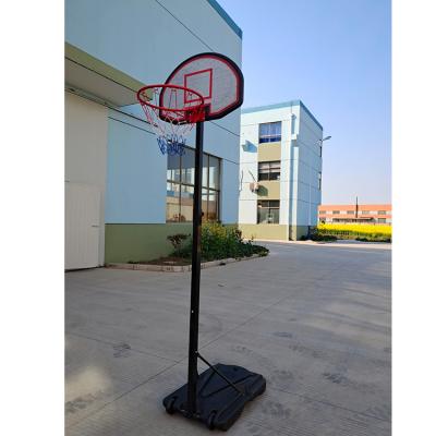 China PE factory price adjustment mobile height indoor outdoor portable basketball hoop stand for sale