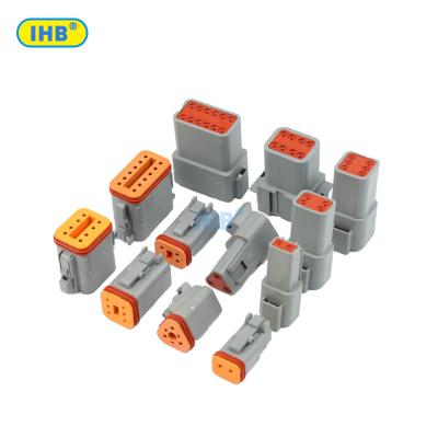 China German automotive auto waterproof electrical detachment wire connector plug kits with tools DT06-2S 3S 4S 6S 8S 12S/DT04-2P 3P 4P 6P 8P 12P for sale