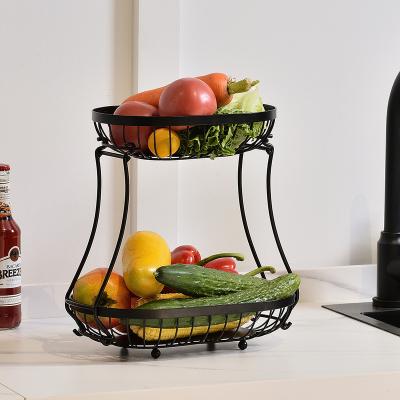 China 2 Row Fruit Basket Fruit Baskets Viable Plant Baskets For Kitchen for sale