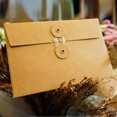 China Modern Luxury High Quality Brown Kraft Paper For C5 Invitation Envelope for sale