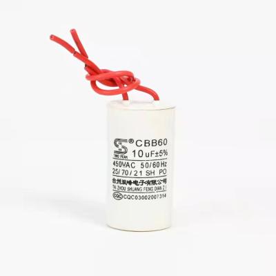 China CBB60 Motor Run Capacitor10UF.15UF.20UF.100UFCBB60 AC Motor Run Capacitors 450vac 50 60hz 220v40 70 21 1 Buyer CBB60 for sale