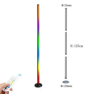 China Floor Border Remote Control Atmosphere Color Magic Rhythm Hotel APP Hotel Spot USB Corner Light Tone Collection Light for sale