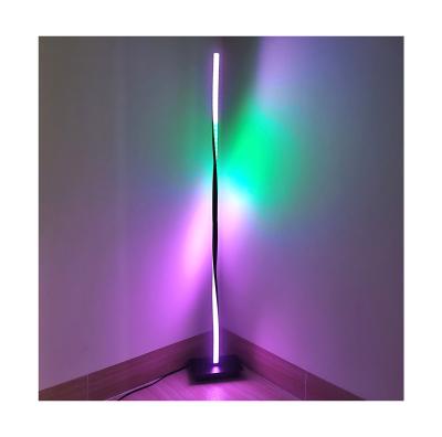 China Minimalist Line Color Minimalist LED Magic Floor Lamp Dimming Color Mood Lamp Corner Lamp for sale