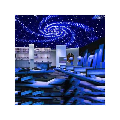 China Atmosphere Lamp Starry Sky Ceiling All Over Barbershop KTV Visual Clear Ceiling Bedroom Home Theater Sky Star Room Fiber Optic Light for sale