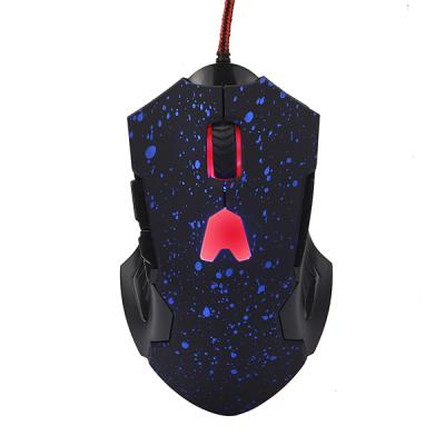 China Unique Design High Speed ​​Ergonomic 6D Glowing Optical Gaming Mouse for sale