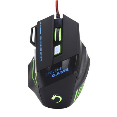 China 7 Colors Breathable Led Light Hot Sale 5500dpi Breathable Led Light 7d Optical Gaming Mouse for sale