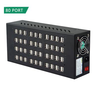 China Easy And Convenient Multi Port Hub 80 Port Data USB Phone Charger for sale