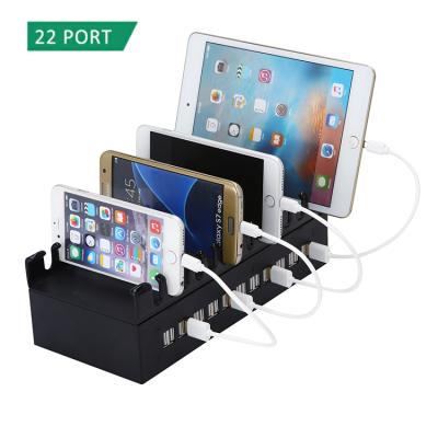 China Multiple Phone Usb Charger Station Usb Charging 22 Port Portable Charger for sale