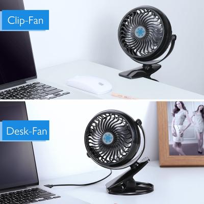 China Mini Table and Clip Fan Handheld Portable USB Fan Special Rotation Mini Design with Clip for sale