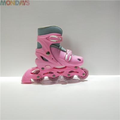 China Online Hot Sale PVC Plastic Frame Kid Skates Shoes Sest Price Roller Skates for sale