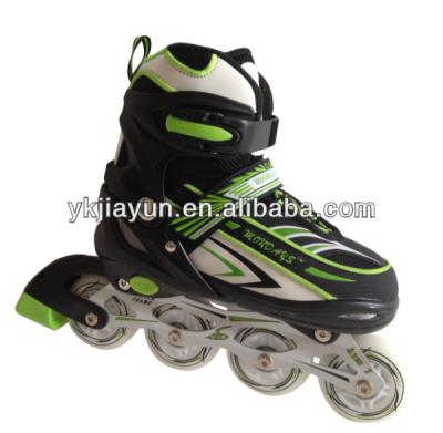 China sandwich mesh & Hot Selling PVC Leather Quality Aluminum Speeder Inline Skates With CE for sale