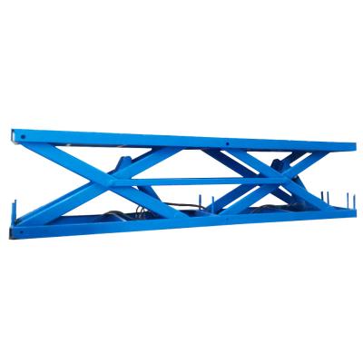 China RACERMAX Stores Building Material Platform Stationary Cargo Lift 3 Ton Hydraulic Scissor Lift Table for sale