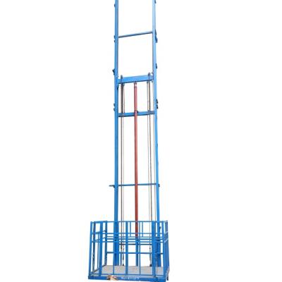 China Hydraulic Warehouse Goods Lift With Customized Platform Height And Tension Lift Easy Cargo Lift for sale