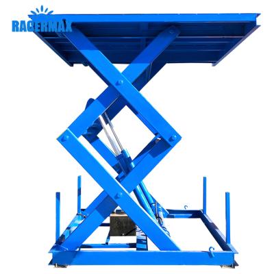 China Building Material Shops Customized Stationary Scissor Lift Platform Fixed Warehouse Lift for sale