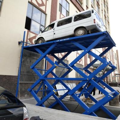 China Widely. 4S Automatic Stores RACERMAX 3.5 Ton Hydraulic Car Lift Parking Area Car Scissor Lift for sale