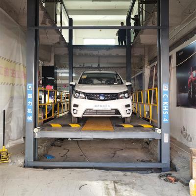 China RACERMAX 4 Ton 8M Four Post Lift Parking Car Lift Car Lift 3000-5000kg Lift for sale