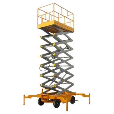 China Factories 14m Scissor Lift Manufacturer Mobile Aerial Work Platform Electric Scissor Lift for sale