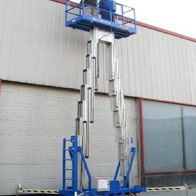 China Aerial work platform aerial work platform lifter for slope aluminum alloy singleman personal mast painting electric hydraulic telescopic lift one for sale