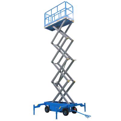 China Plants 8m Hydraulic Mini Trailer 500kg Mobile Scissor Lift for sale