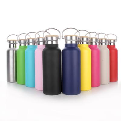 China Sport Viable Water Bottle With Straw Lid Big Mouth Stainless Steel Vacuum Flask Double Wall Insulated Water Bottle for sale