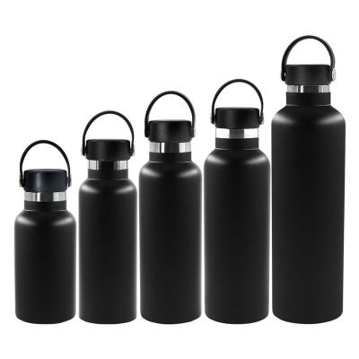 China Sustainable Custom Standard Double Wall Logo Bottle Water Mouth Drink Sport Stainless Steel Vacuum Insulated Water Bottle for sale