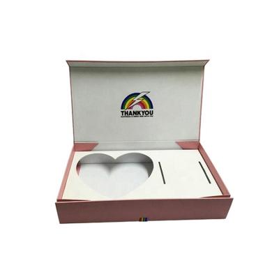 China Recycled Materials Custom Rigid Paper Magnetic Folding Box Thank You Box Cardboard Gift Box for sale