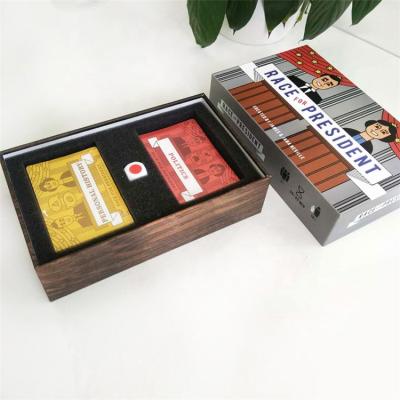 China Recycled Materials Custom Printing Playing Game Cards Packaging Box Board Game Box Game Card for sale