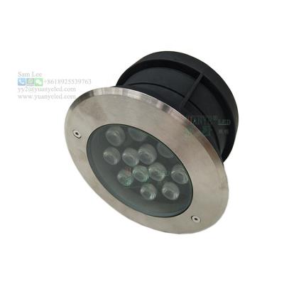 China LANDSCAPE 12w dc 4000k waterproof rgb underwater ground led recessed underground ip68 led pool light for sale