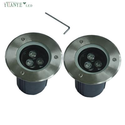 China Waterproof IP65Recessed Outdoor Garden Landscape Path Light Beam Angle Adjustable Led Underground Lights for sale