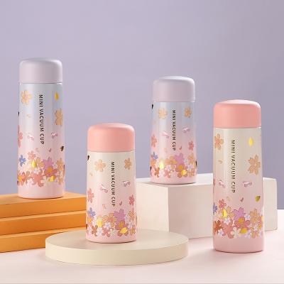 China Wholesale Sustainable Bpa Free Cute Layered Vacuum Insulated Containers Keeps Drinks Cold And Hot Stainless Steel Water Bottle for sale