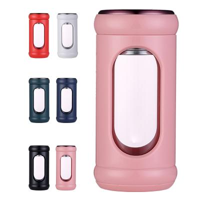 China Sustainable Glass Water Bottle Sports Bottle With Colorful Wholesale Frosted Drinking Water Bottle for sale