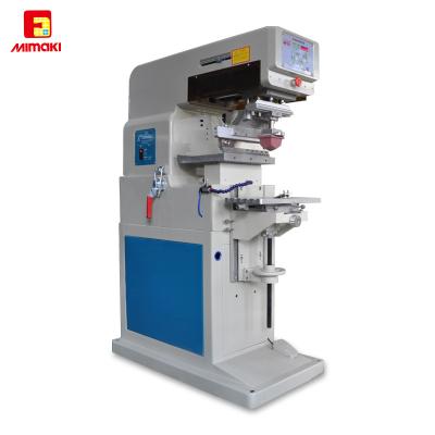 China Semi Automatic Factory One Color Pen Pad Printing Machine For Safety Helmet for sale