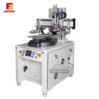 China Factory Full Automatic Silk Screen Printing Equipment With 2 Stations More Efficiency for sale