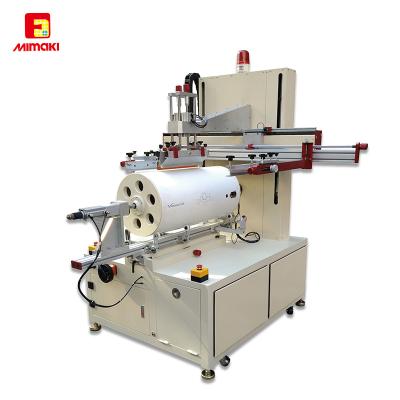 China F-C100ZR factory big barrel /container plastic cylinder screen printing machine for sale