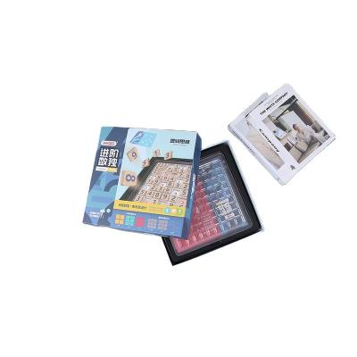 China Paper wholesale customized high quality children's puzzle board games sudoku games for sale