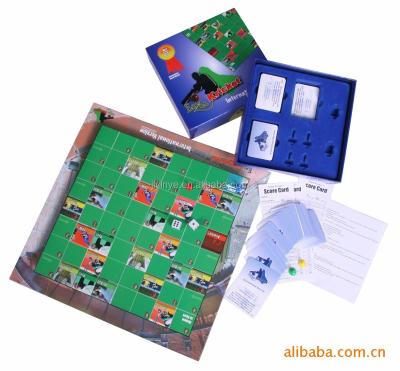 China Paper Cardboard Customized Intellectual Board Game for sale