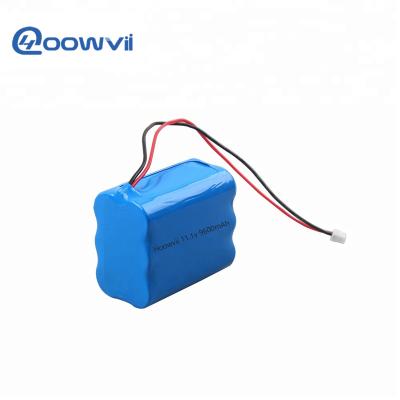 China Machine- Rechargeable 18650 Battery Lithium Battery Pack 11.1V 9600mAh for sale