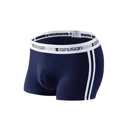 China Factory Price Breathable Comfortable Knitted Boxer Shorts Mens Cotton Underwear for sale