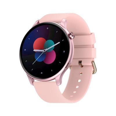 China Ultrathin Touch Screen Ladies Smart Watch FW01 With BT Call For Women Heart Rate Blood Oxygen Monitor 1.28 Inch Round Screen Reloj Smartwatch for sale