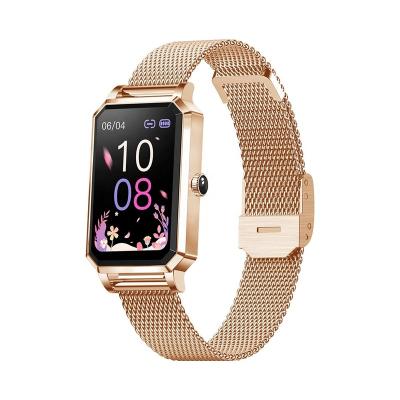 China Heart Rate Detection Women Smart Watch NX2 1.13inch MP3 Playback New Ladies Period Reminder Women Watches Steel Strap Sports Smartwatch for sale