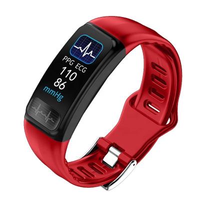 China ECG PPG SP02 Smart Band Multi-sport Heart Rate Stopwatch P12 Waterproof Smart Wristband for Android and IOS P12 for sale