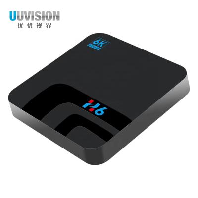 China 6K UUVISION Voice Control Android 8.1 Android TV Box With TF Card H6 Smart TV Box Android 6k for sale