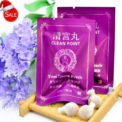 China Wholesale Private Label Herbal Yoni Detox Pearls Vaginal Clean Point Organic Yeast Pad Factory Directly for sale