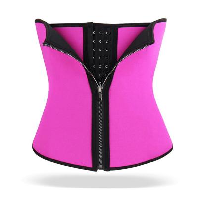 China Custom Brand New Fat Burning Private Label Women Latex Waist Trainers And Shape Wear Compression Double Girdle for sale