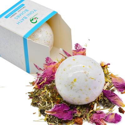 China Yoni Bombs v Boiling Water Handmade Organic Bath Bomb Vaginal Detox Cleansing New Formula Custom Vegan Bubble Handmade Herbal Rich Steam Showder for sale