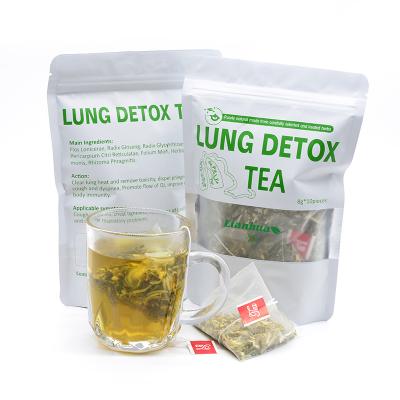 China Honeysuckle 100% Most Effective Herbal Cleansing Tea Bags Strong Lung Detox Tea Great Quality For Smokers Health Care for sale