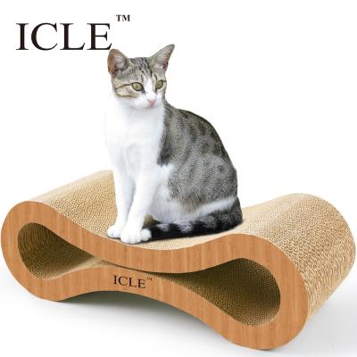 China Final Cat Scratcher Lounge high quality corrugated cardboard from icle Paper-IC-0095-Wooden factory-IC-0095-wooden manufacture for sale