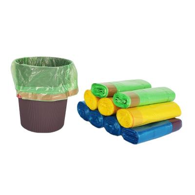 China Good Price BIODEGRADABLE 8 13 Gallon Drawstring Waterproof Heavy Duty Plastic Waste Bag On Roll for sale