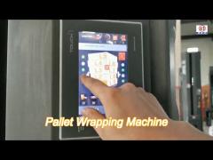 Pre Stretch Pallet Wrapping Machine With 7 Inch Touch Screen